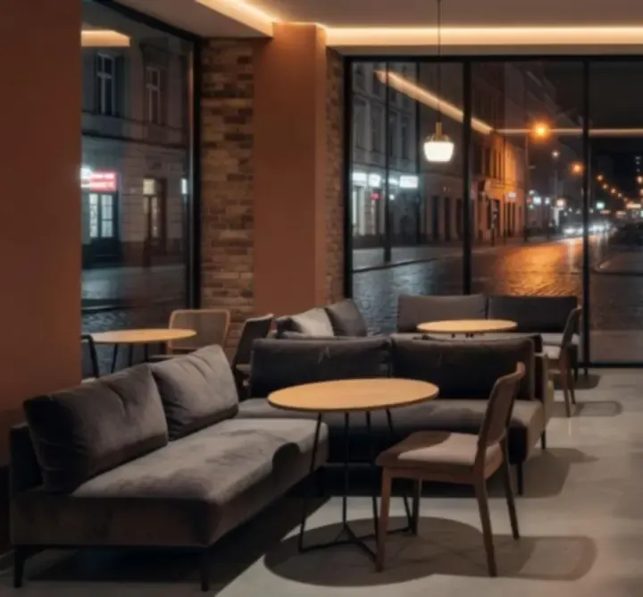 Wnętrze nowoczesnego baru UrbanNew