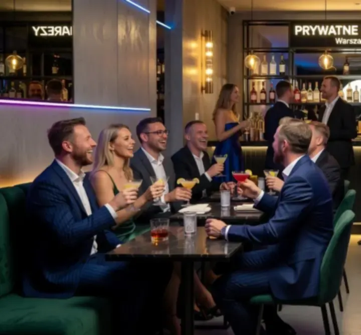 Nowoczesny bar UrbanNew przygotowany na prywatną imprezę